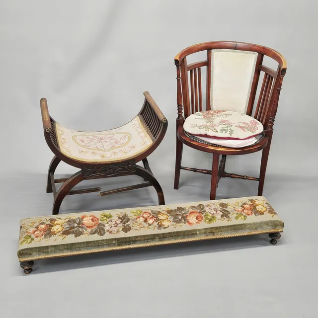 THREE 19TH C ITEMS.