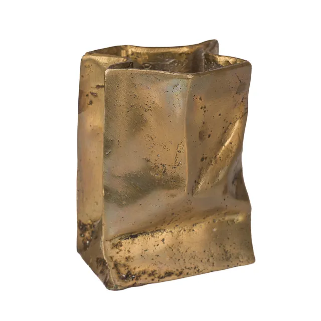 Lise Honoré: Paper bag, brass