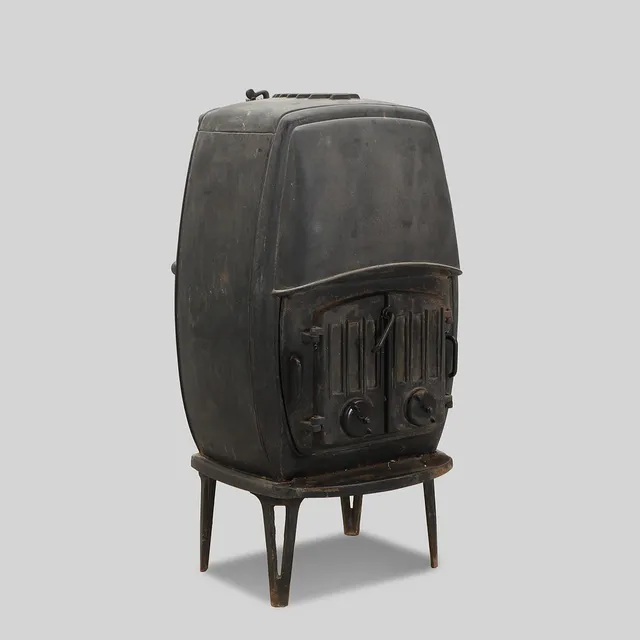 KAMIN, gjutjärn. Svenborg-Peis-61 Lange. & Co. Danmark.