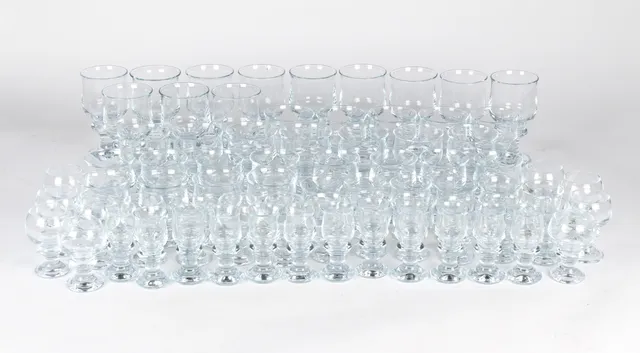 Per Lütken for Holmegaard. Tivoli glass set. (71)