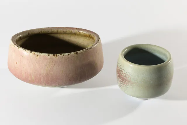 KARL SCHEID. 2 Schalen. 1971 / 1981 (170-7).