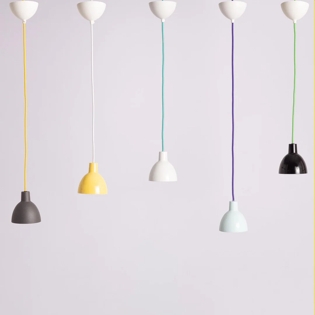 Louis Poulsen, taklampor, 5 st, "Toldbod 120", Danmark. — Design/Belysning — Bukowskis