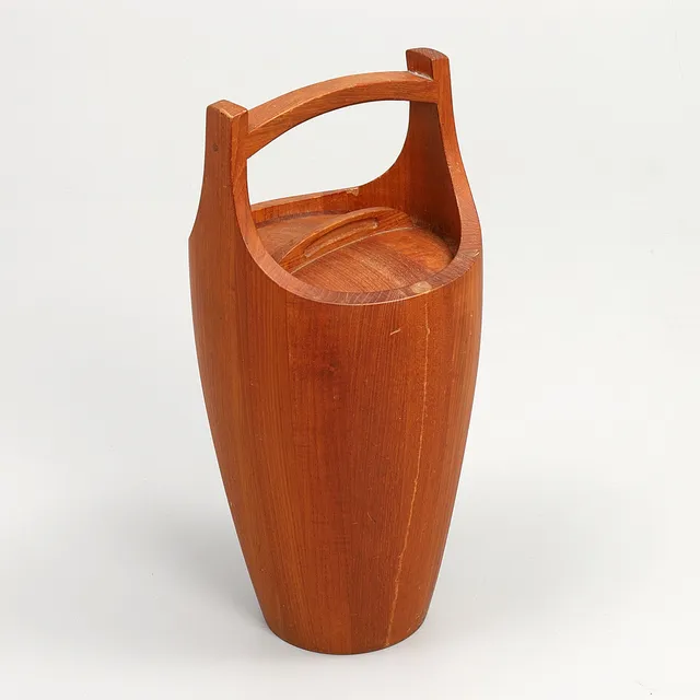 JENS H QUISTGAARD, ishink med lock, teak, "Congo", Dansk Designs, Danmark, 1950-tal.