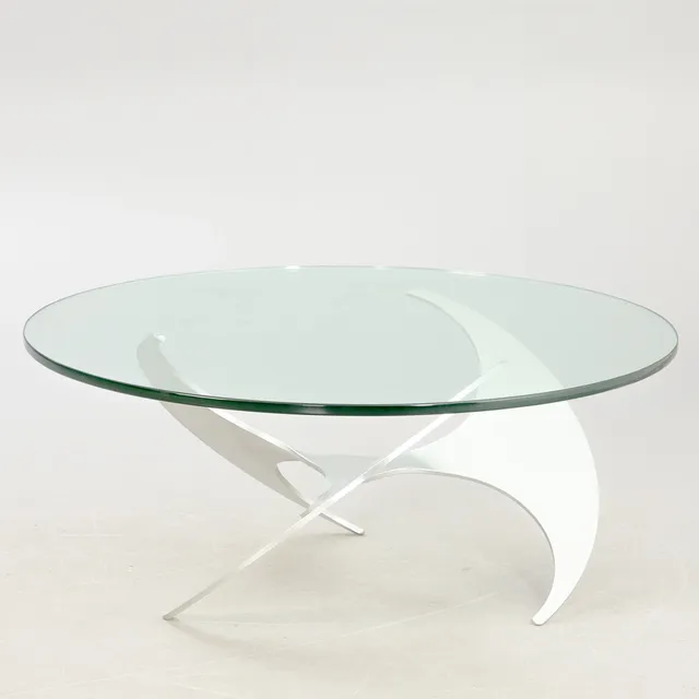 KNUT HESTERBERG. Ronald Schmitt, Sofatisch Modell: Propeller', 1970er Jahre.