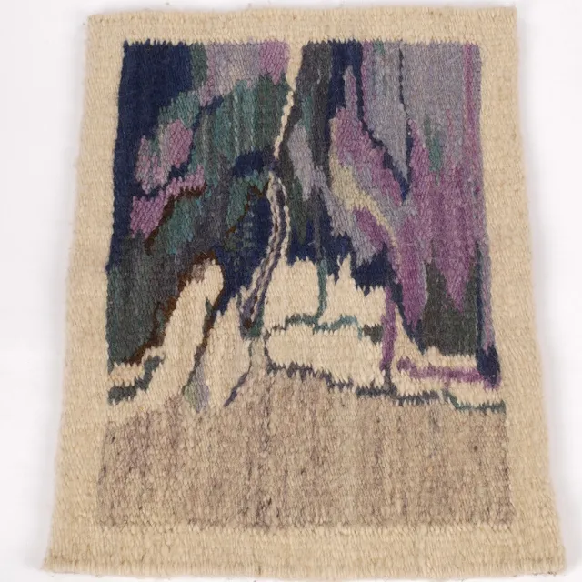 VÄGGBONAD, textil, ull.