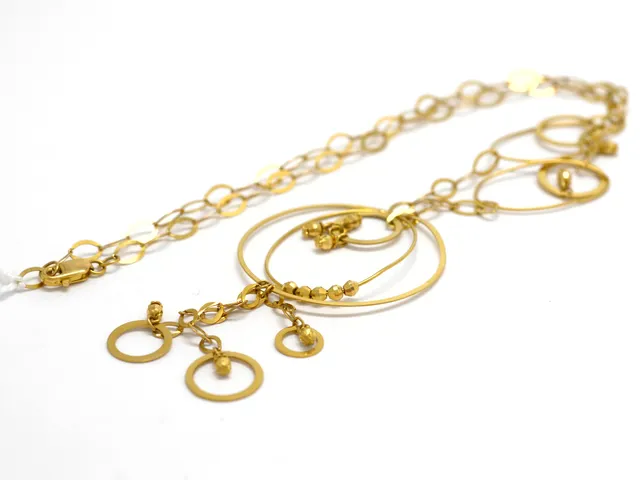 Collier 18K 10,6g 45,5cm, något buckligt