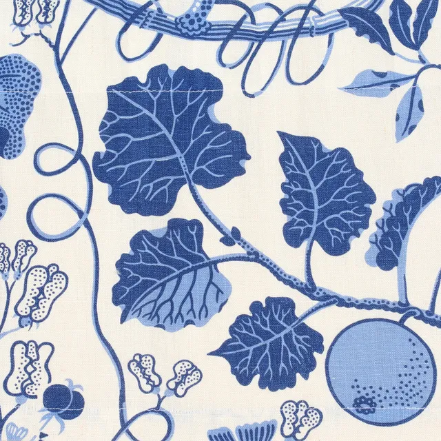 JOSEF FRANK. Gardinkappa, "La Plata", linne, Firma Svenskt Tenn.