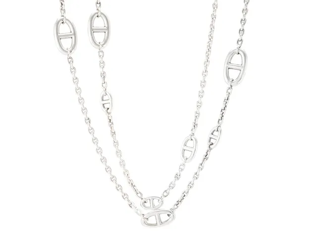 HERMÈS, COLLIER, Farandole Necklace, Ag 925, längd 120 cm, vikt 101 g, märkt 23BD224758, dustbag, ej originalask. Very Good Condition.