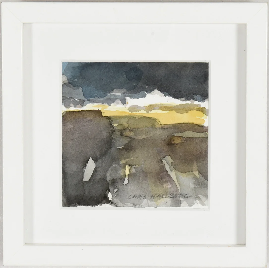 LARS HALLBERG. Akvarell. — Paintings — Halmstads Auktionskammare