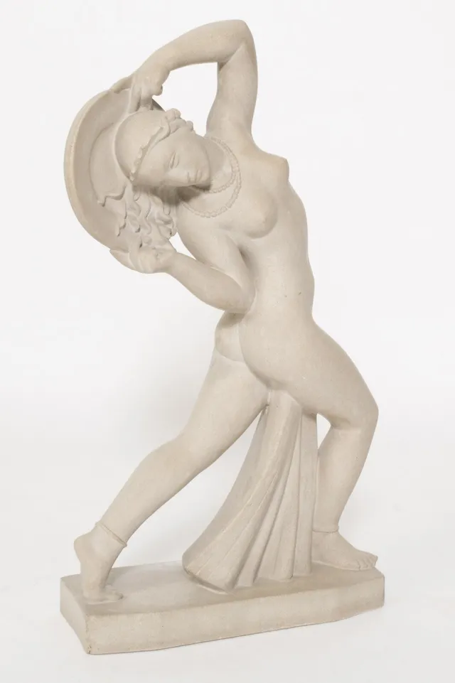 Jens Jacob Bregnø. Dancer with dish, presumably Salome, sign.