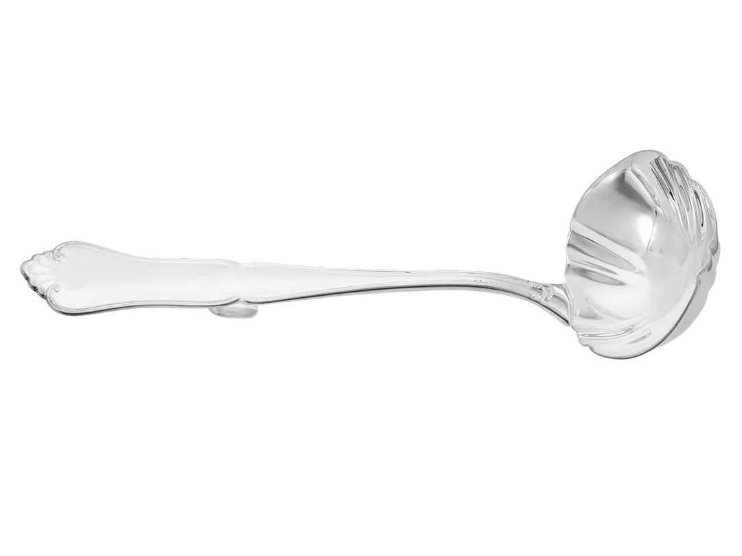SÅSSLEV, silver, TH MARTINSEN, längd 16,5 cm, vikt 58.9 g. — Silver/Soppslev — Kaplans
