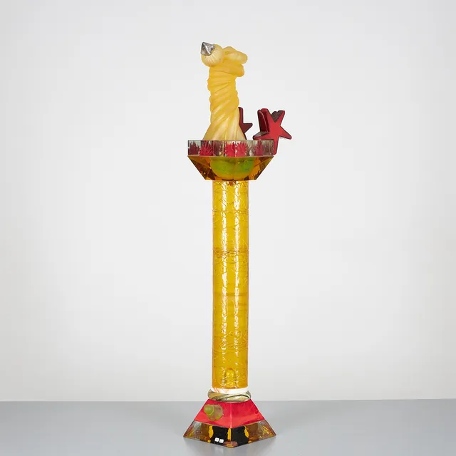 OIVA TOIKKA. GLASSKULPTUR, signerad Oiva Toikka Nuutajärvi Notsjö 1991.