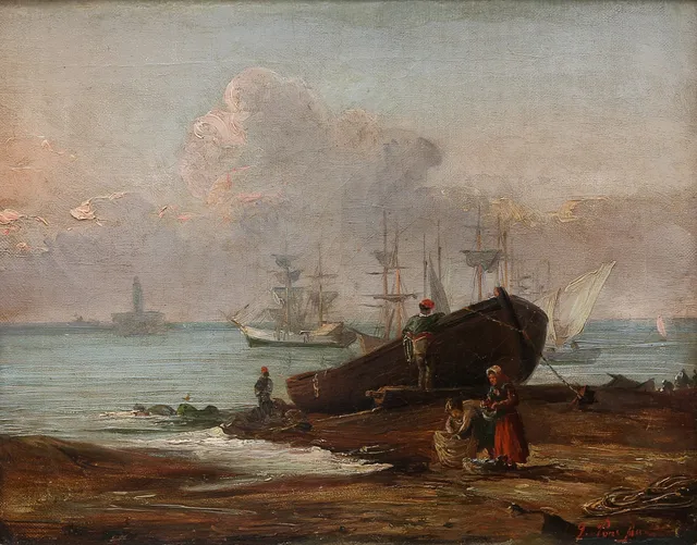 JAUME PONS MARTÍ. Seaside view.