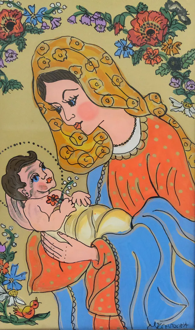 MADONNAFRAMSTÄLLNING.