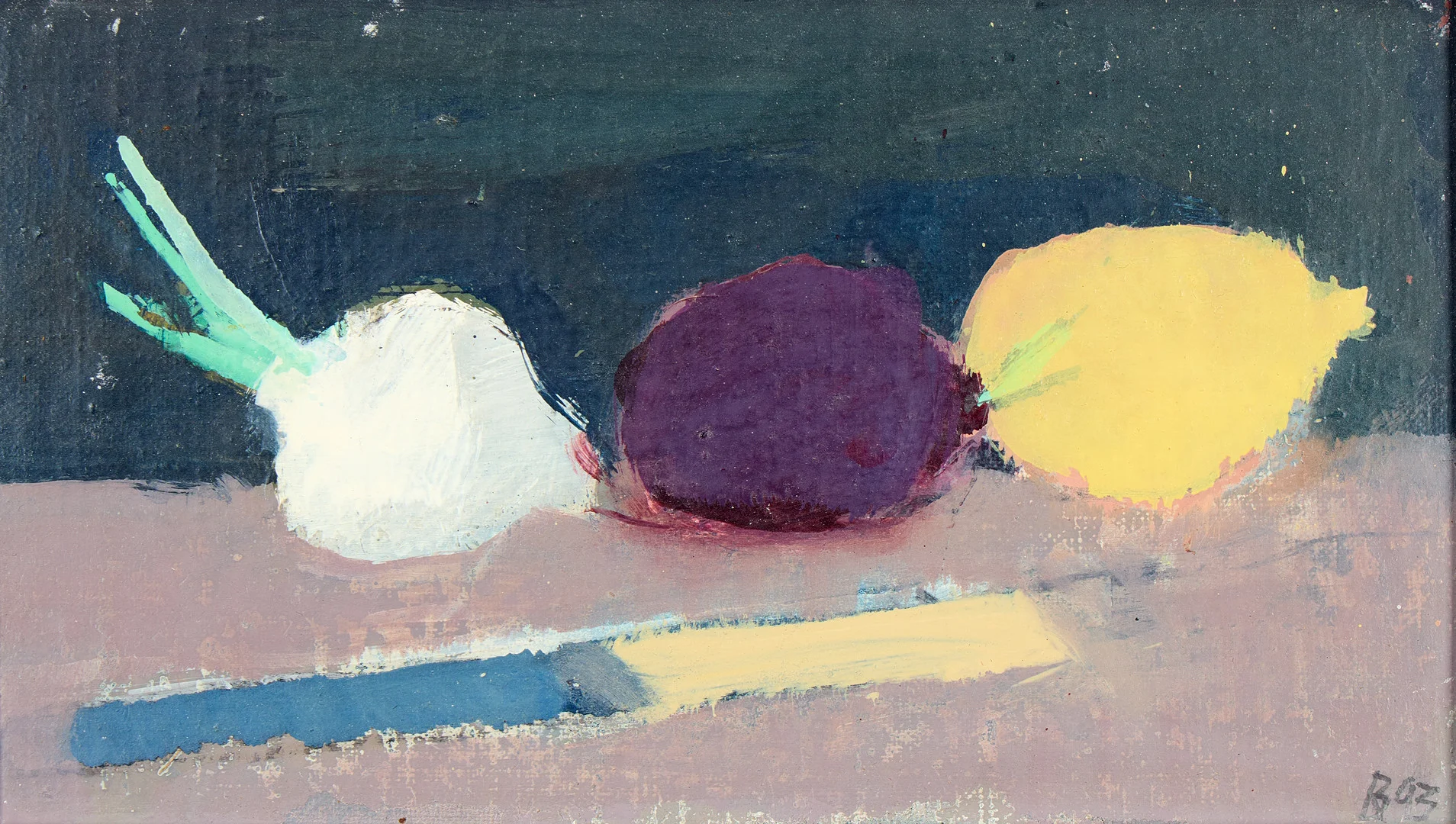 BENGT REINHOLTZ. "Lökar". — Paintings — Uppsala Auktionskammare