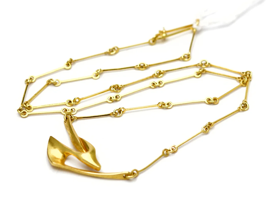 Collier med integrerat hänge 18K 43cm 6,14g — Smycken/Collier — Kaplans
