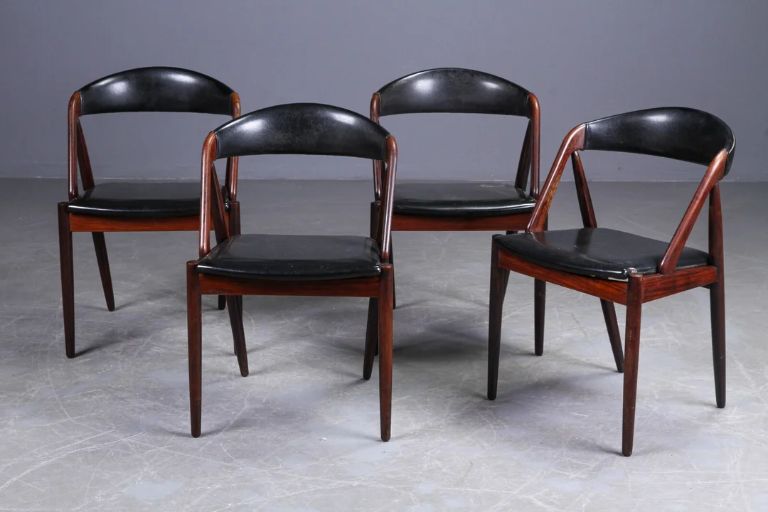 Kai Kristiansen. Fire stole af palisander, model 31 (4) — Furniture/Chairs — Lauritz