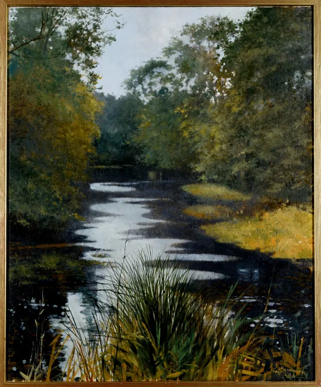 KAJ STENMAN. Olja på duk, Signerad, 1993.