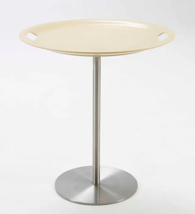 Jasper Morrison for Alessi: Steel and plastic tray table