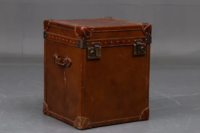 Læderkuffert/trunk