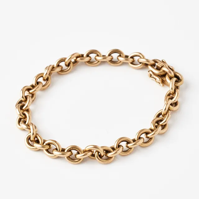 REY URBAN. Armband, 18 k guld, ankarlänk, Stockholm 1966.