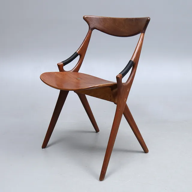 ARNE HOVMAND-OLSEN, stol, "71", Mogens Kold, Danmark, 1960-tal.