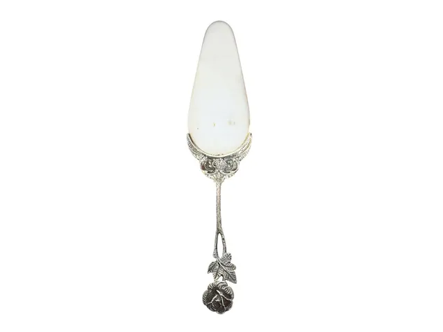 TÅRTSPADE, silver, modell "Rosen", längd 21,5 cm, vikt 42,3 g.