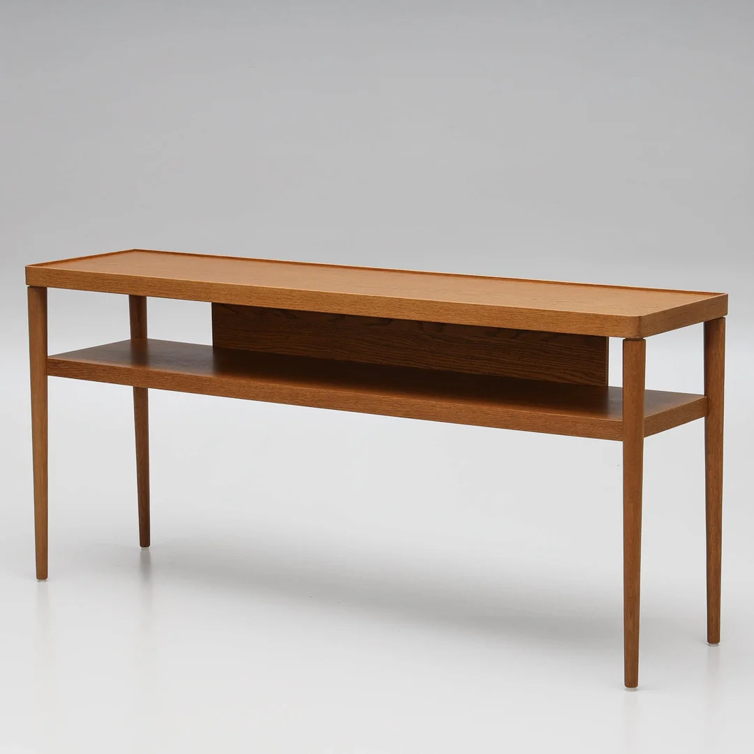 EHLÉN JOHANSSON. Sideboard, betsad ek/ekfanér, "Stockholm", Ikea. — Cupboards, Cabinets & Shelves — Auktionsmagasinet Vänersborg