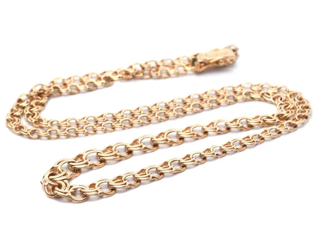 Kedja doserad Bismarck 18K 13,3g 46,2cm