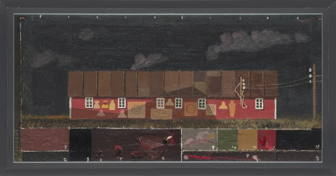 Rickhard, Leonard — "Brakken" 1981 — Kunst/Maleri — Blomqvist