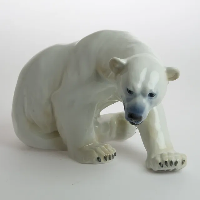 FIGURIN, porslin, isbjörn, Bing & Gröndal.