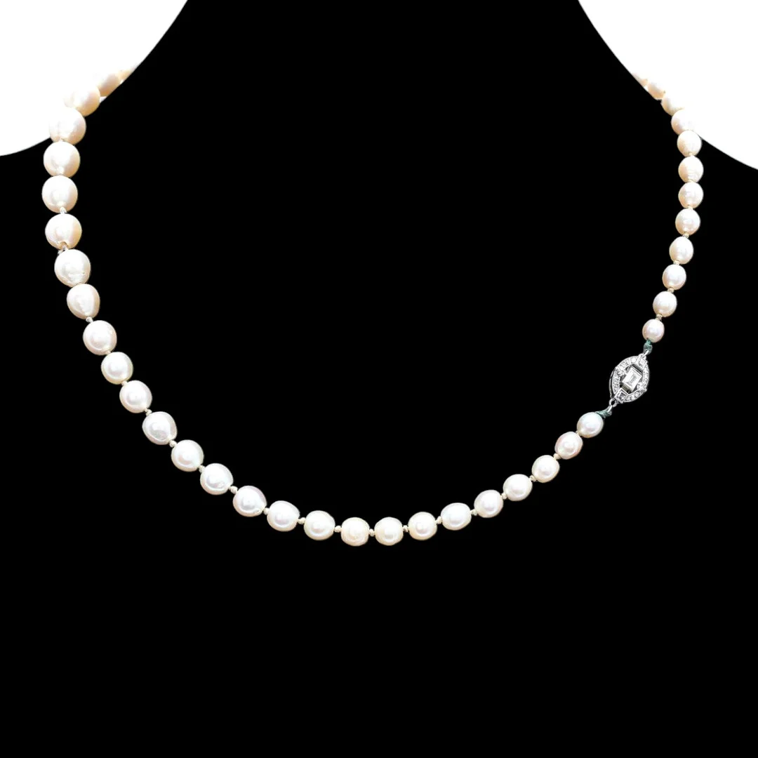French Art Deco pearls choker, circa 1930. — Necklace — Balclis