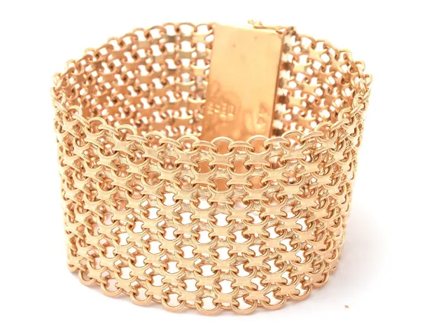 Armband X-Länk 18K 94g Längd:21,5g, Bredd:35mm