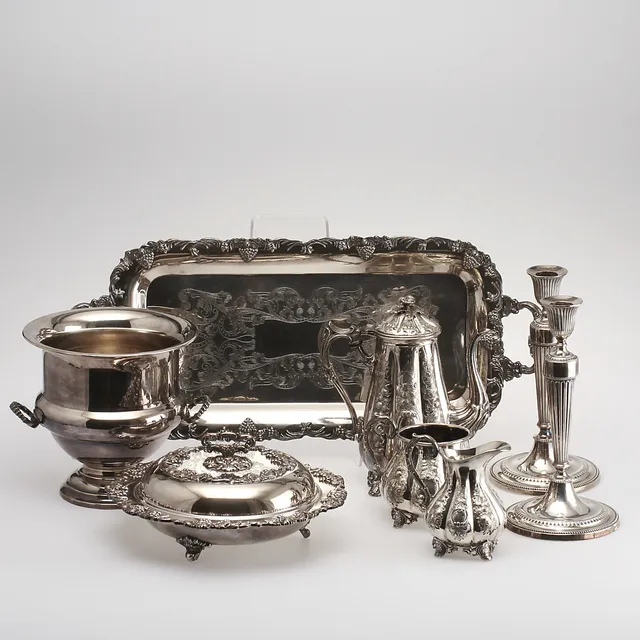 NYSILVER och PLÄTER, 8 delar, 1900-tal.