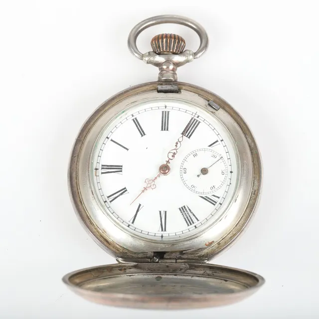 FICKUR, savonette, silver.