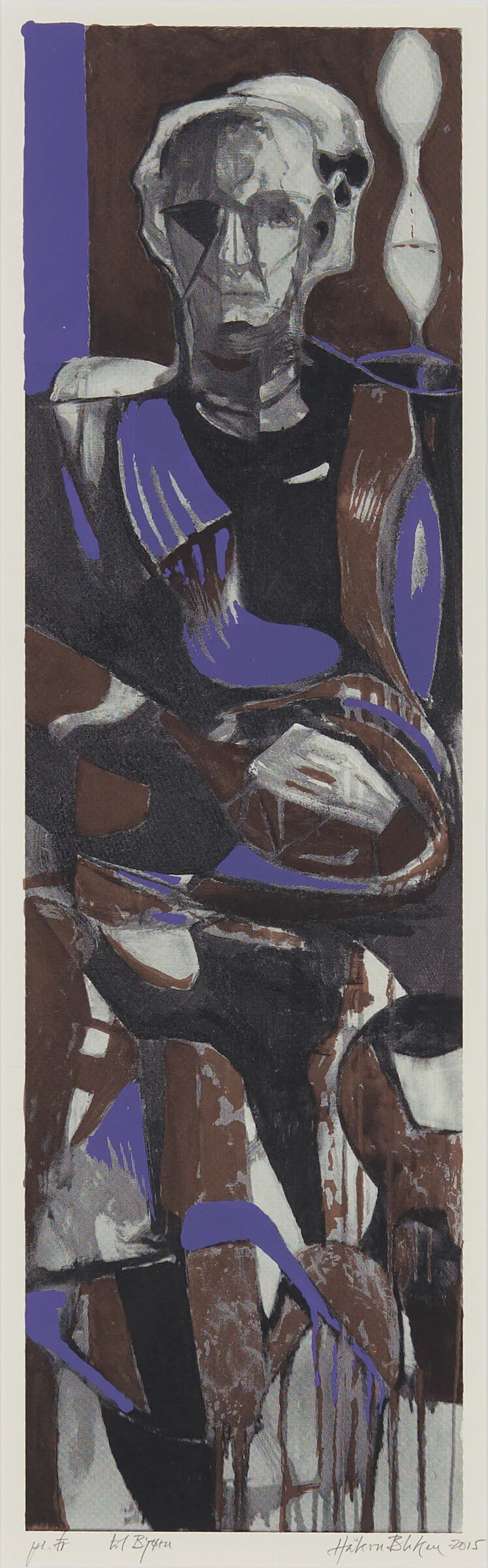 Bleken, Håkon — "Selvportrett I" 2015 — Kunst/Grafikk — Blomqvist