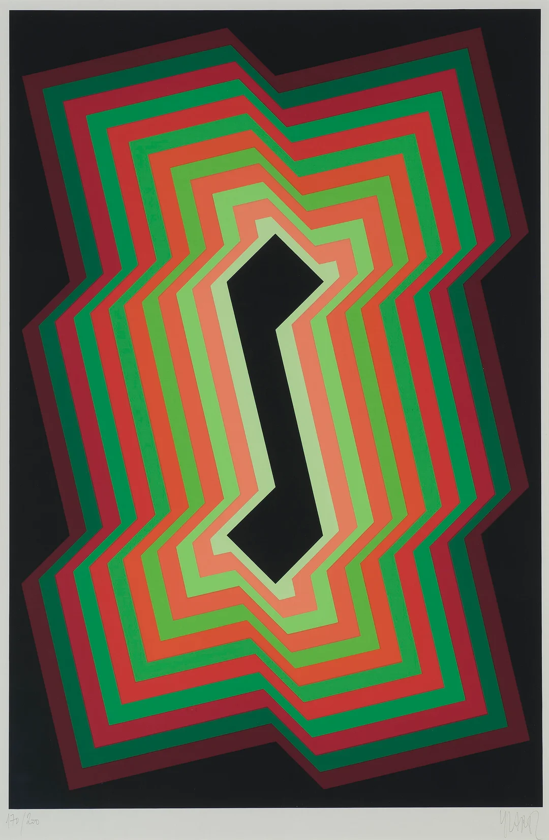 Yvaral, Jean-Pierre — "Ambiguity" — Kunst/Grafikk — Blomqvist