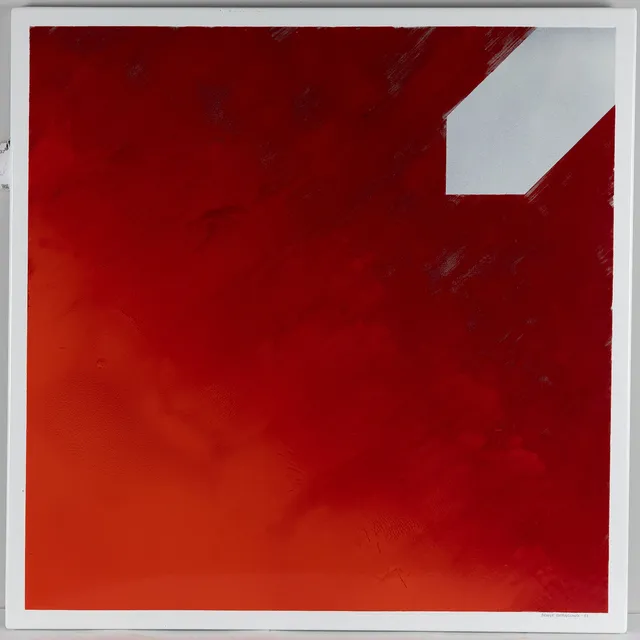 BENGT BERGLUND. ABSTRAKT, emalj, Gustavsberg, signerad, 1982.