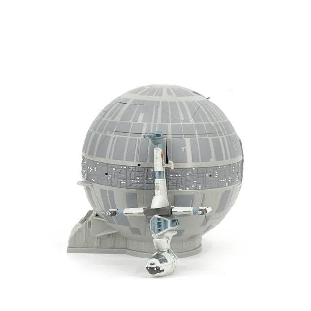STAR WARS, 2 delar, Miocro Machines/Galoob Deth Star och Bandai B-Wing Figheter.