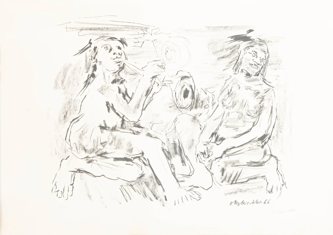 OSKAR KOKOSCHKA (1886-1980). Die Macht der Musik. — Engravings & Prints — Stockholms Auktionsverk Hamburg