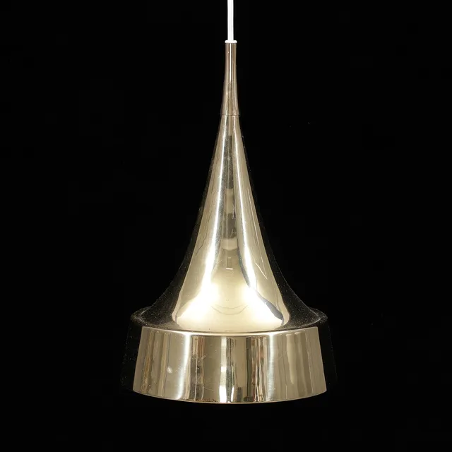 EJE AHLGREN. Taklampa, plåt, Bergboms, 1970-tal.