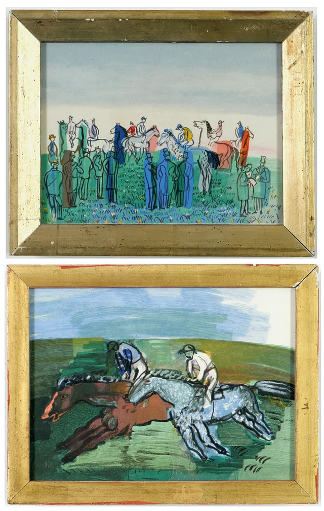RAOUL DUFY. RACEHORSES.