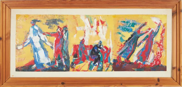 HERMAN TALVIK (ESTLAND, 1906–1984). Figurkomposition.
