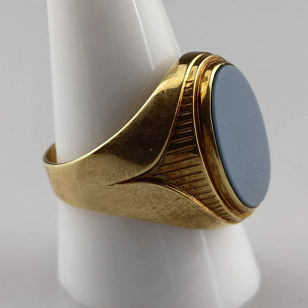 Herrenring in Gelbgold - Gelbgold 585/000. — Rings — Auktionshaus Blank