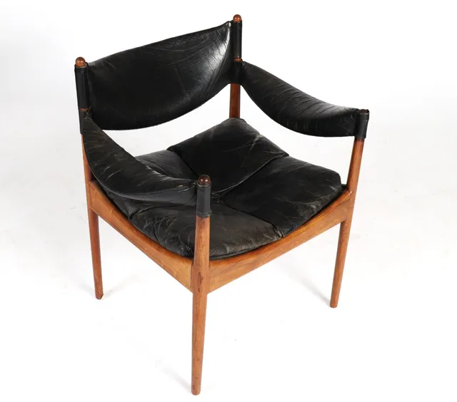 Kristian S. Vedel for Søren Willadsen, armchair, rosewood, model 'Modus'