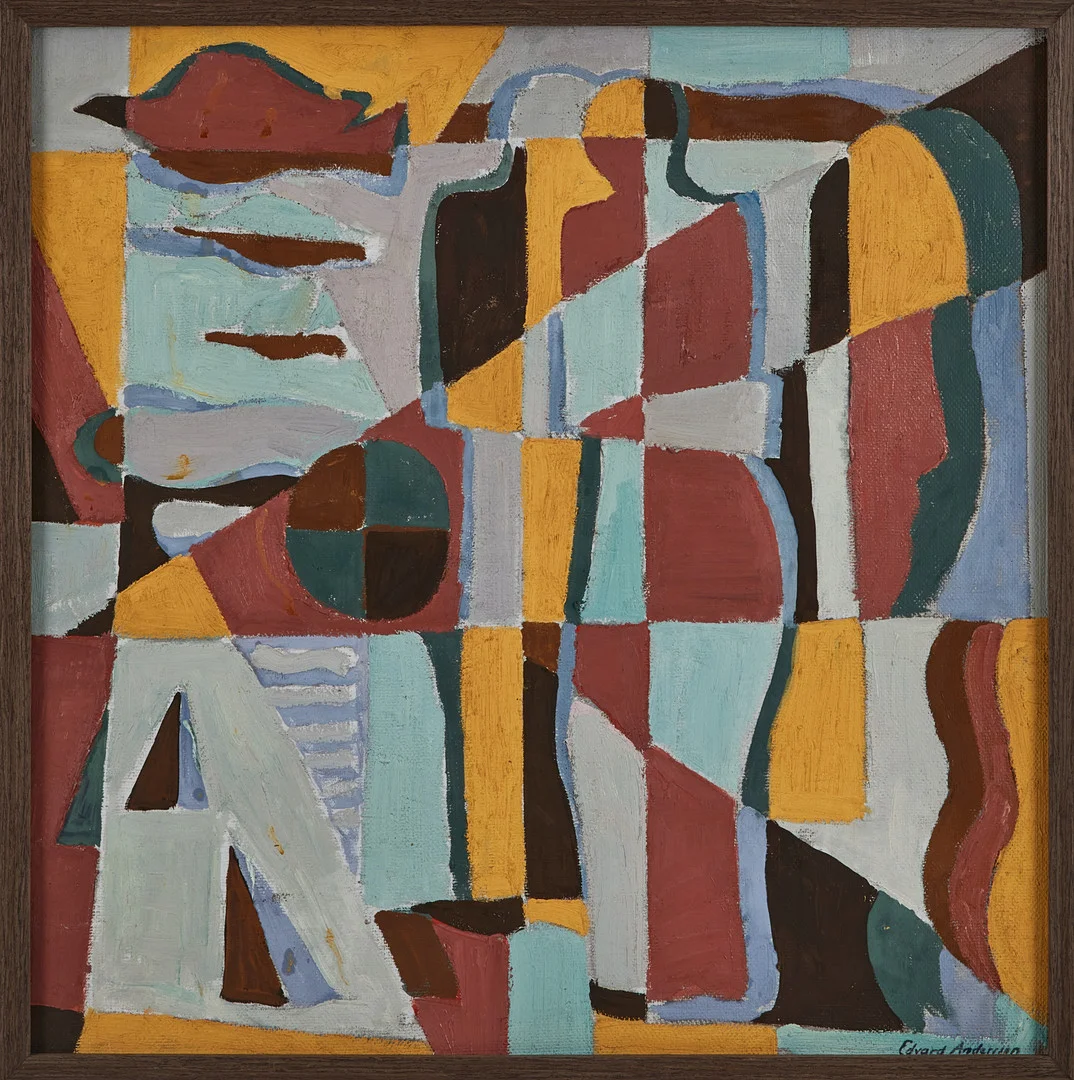 EDVARD ANDERSSON. Utan titel. — Paintings — Stockholms Auktionsverk Magasin 5