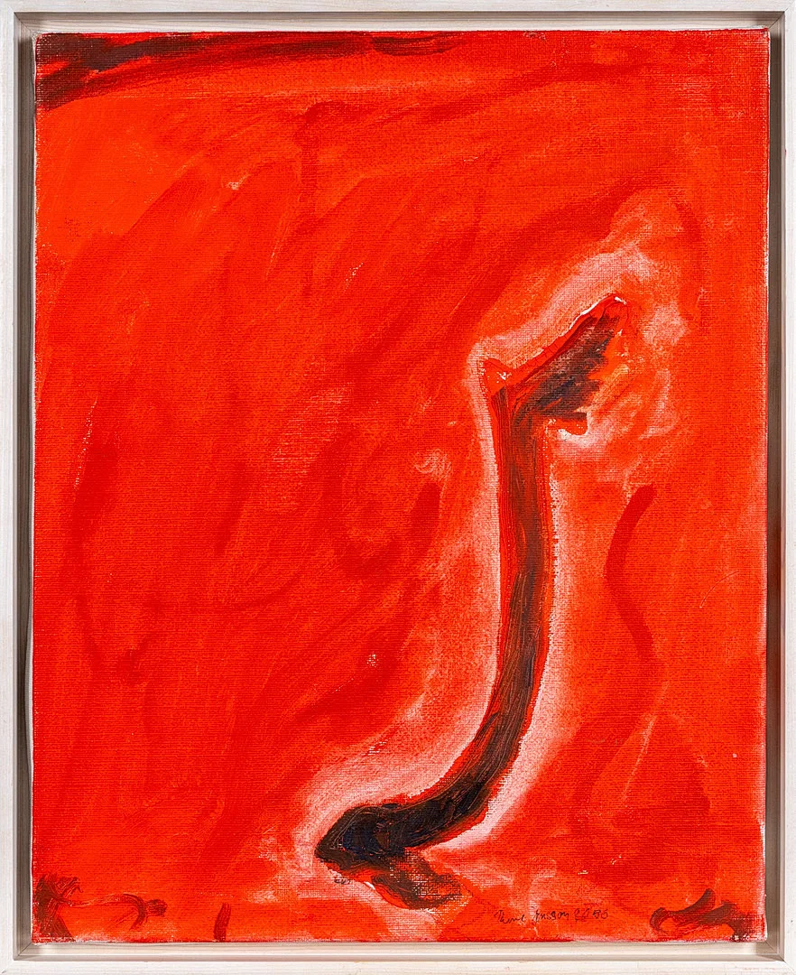 RUNE JANSSON. Olja på duk, Signerad, "Kaligrafi", Daterad 2006. — Paintings — Norrlands Auktionsverk