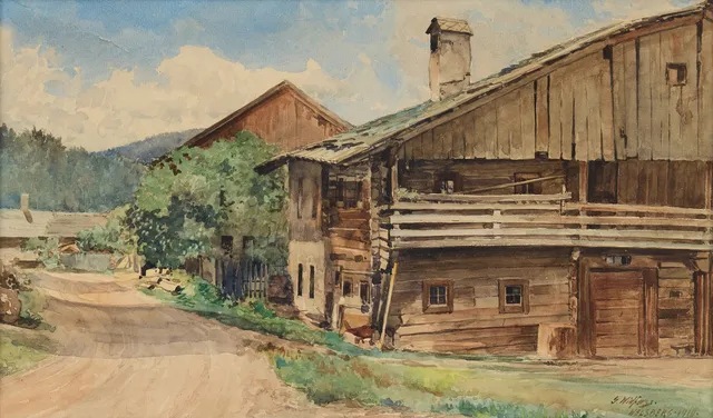 GUNNAR WIDFORSS. Welsberg, Sydtyrolen.