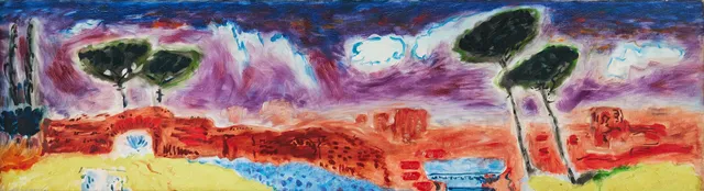 ANDRÉ MASSON (FRANCE 1896-1987). "Mont Palatin".