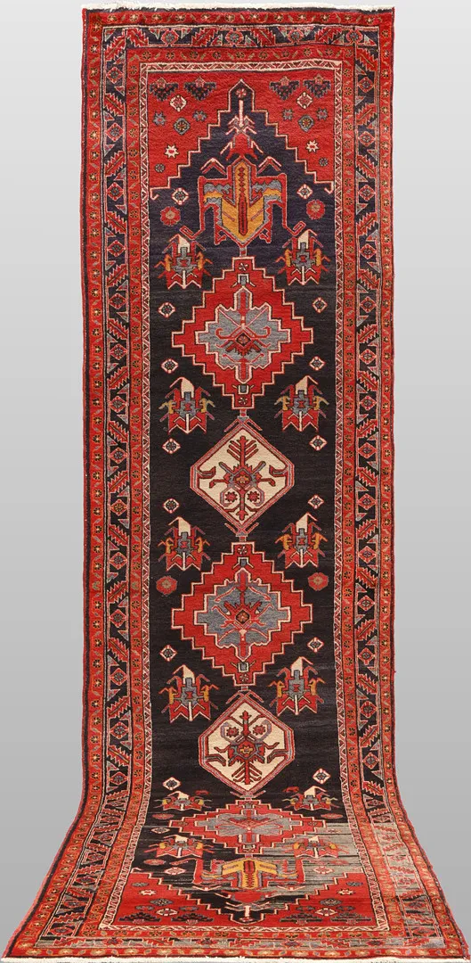 ORIENTMATTA, Hamadan, handknuten, gallerimodell, ca 436 x 100 cm.